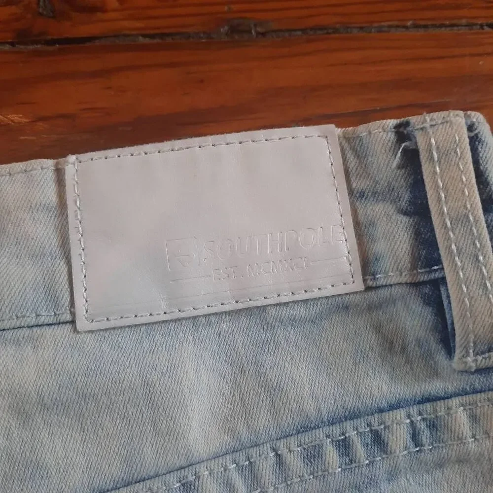 Y2K Southpole Acid Wash Denim Shorts Jorts